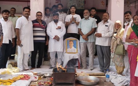 Bajpur : बाजपुर में राहुल गांधी के जन्मदिन पर कांग्रेसियों ने किया हवन