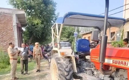 Hardoi : गैंगस्टर एक्ट के तहत बड़ी कार्रवाई, आरोपी का पांच लाख का ट्रैक्टर कुर्क