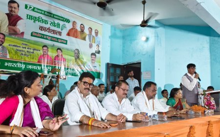 Sitapur : सीतापुर में प्राकृतिक खेती को लेकर बड़ा अभियान, दूरदर्शन किसान की टीम ने किया कवरेज