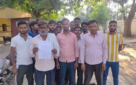 Sitapur : मिश्रिख के नेवदिया गांव में छह दिनों से बिजली ठप, ग्रामीणों ने पावर हाउस का किया घेराव