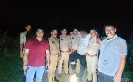 Deoband : देवबंद में पुलिस मुठभेड़ के दौरान पैर में गोली लगने से शातिर अपराधी गिरफ्तार, साथी फरार
