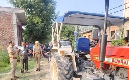 Hardoi : गैंगस्टर एक्ट के आरोपी की पांच लाख रुपये की संपत्ति कुर्क, कोतवाली देहात पुलिस ने ट्रैक्टर किया जब्त
