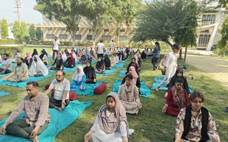 Deoband : जामिया तिब्बिया देवबंद में योग सप्ताह का आगाज, अंतर्राष्ट्रीय योग दिवस पर भव्य शिविर आयोजित