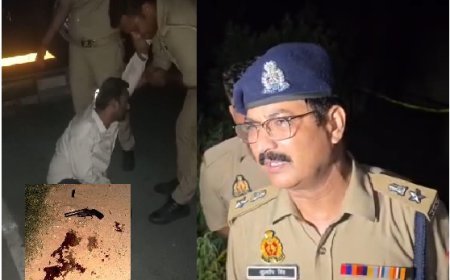 Sambhal : 25 हजार का इनामी बदमाश पुलिस मुठभेड़ में दबोचा, तमंचा, बाइक और नकदी बरामद