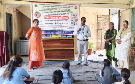 Bajpur : नशा मुक्ति और कानूनी मदद के लिए आगे आई नालसा डॉन योजना, छात्राओं को दी गई जानकारी