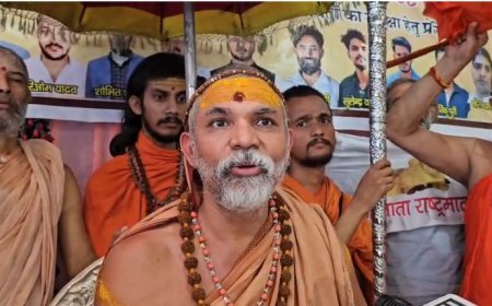 Sambhal : सम्भल से जगद्गुरु शंकराचार्य का बड़ा राजनीतिक संदेश: 'नकली हिंदुत्व' पर प्रहार, गौ रक्षा के नाम पर वोट रिजर्व करने की अपील