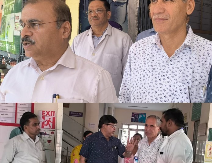 Saharanpur : अस्पताल के औचक निरीक्षण में मिलीं खामियां, समय पर न आने और गंदगी पर अधिकारियों ने जताई कड़ी नाराजगी