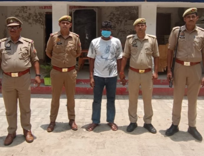 Hardoi: 25 हजार के इनामी गैंगस्टर को टड़ियावां पुलिस ने दबोचा