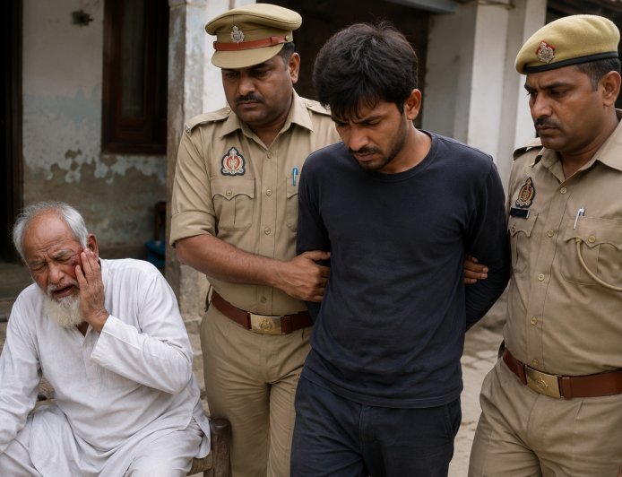 Saharanpur : बुजुर्ग पिता के साथ मारपीट करने वाला कलयुगी बेटा गिरफ्तार, पुलिस ने भेजा जेल