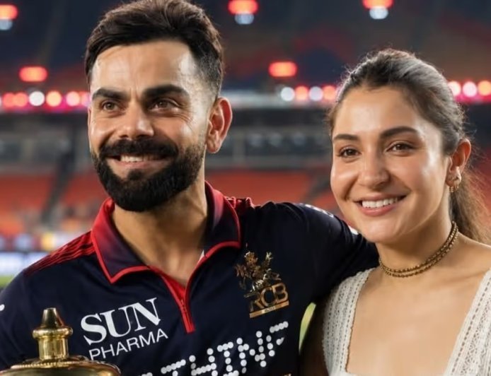 IPL फाइनल के दौरान अनुष्का शर्मा के गले में सजी तुलसी की माला बनी चर्चा का केंद्र, सादगी ने जीता प्रशंसकों का दिल
