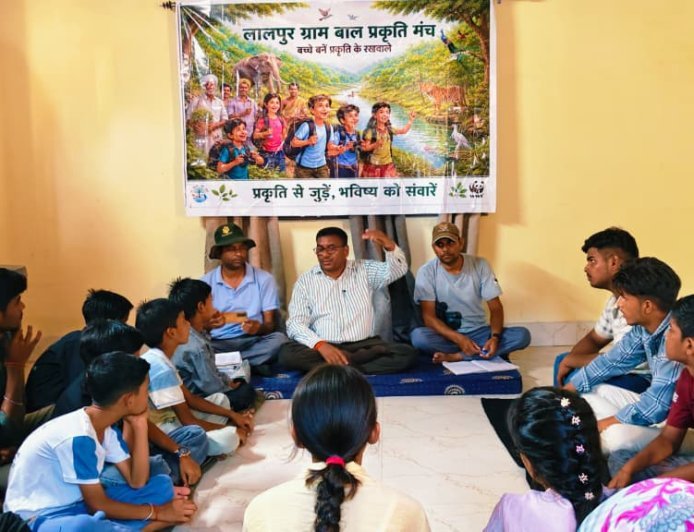 Pilibhit: इडीसी के सदस्यों और  चिल्ड्रन नेचर क्लब के बच्चों ने पीलीभीत टाइगर रिजर्व की सैर, वन एवं वन्य जीवों के  संरक्षण की ली सीख