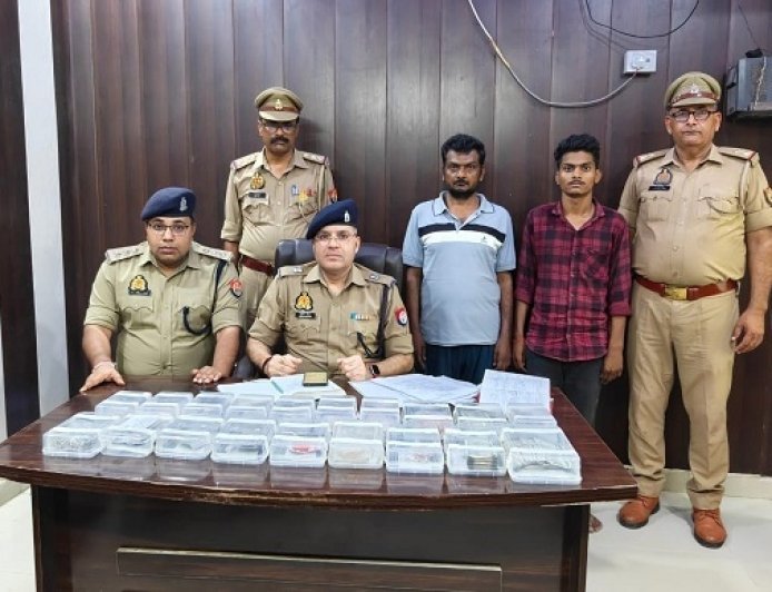 सर्राफा कारोबार में बड़ी धोखाधड़ी का खुलासा, नकदी व आभूषणों समेत दो आरोपी गिरफ्तार