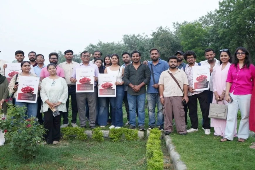 Lucknow : 40 डिग्री तापमान में भी एलडीए के रोज गार्डेन में खिलखिला रहे गुलाब 