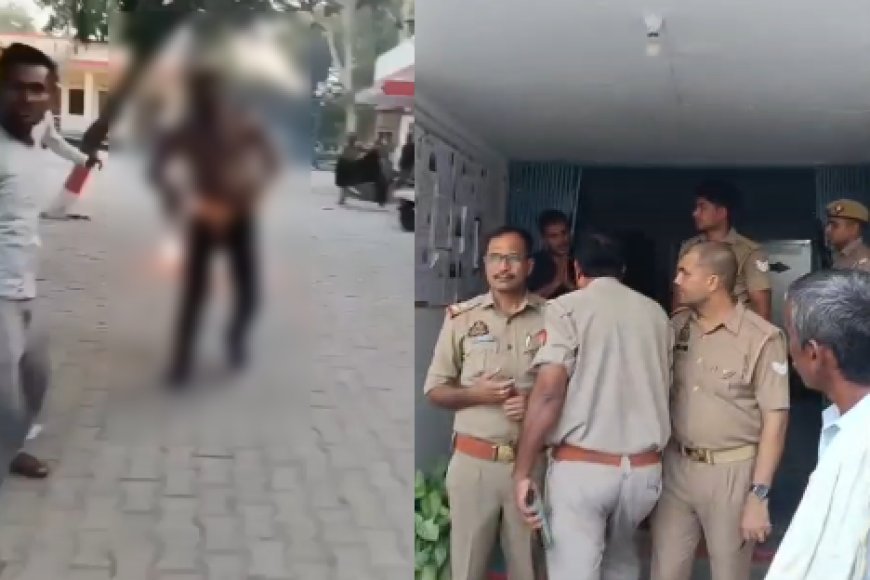 Sambhal : थाना परिसर में खुद को आग लगाने वाले ग्रामीण की दिल्ली एम्स में मौत, गांव बना पुलिस छावनी