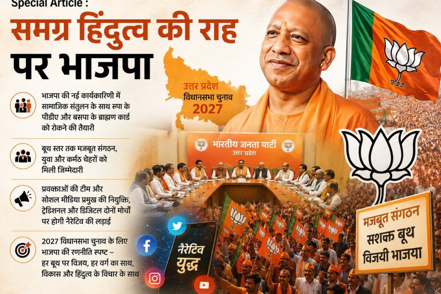 Special Article : समग्र हिंदुत्व की राह पर भाजपा 