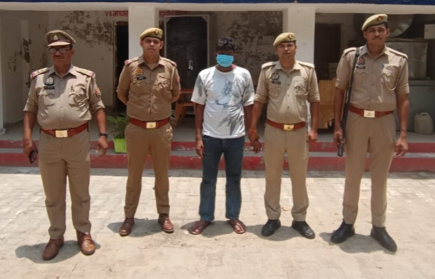 Hardoi: 25 हजार के इनामी गैंगस्टर को टड़ियावां पुलिस ने दबोचा