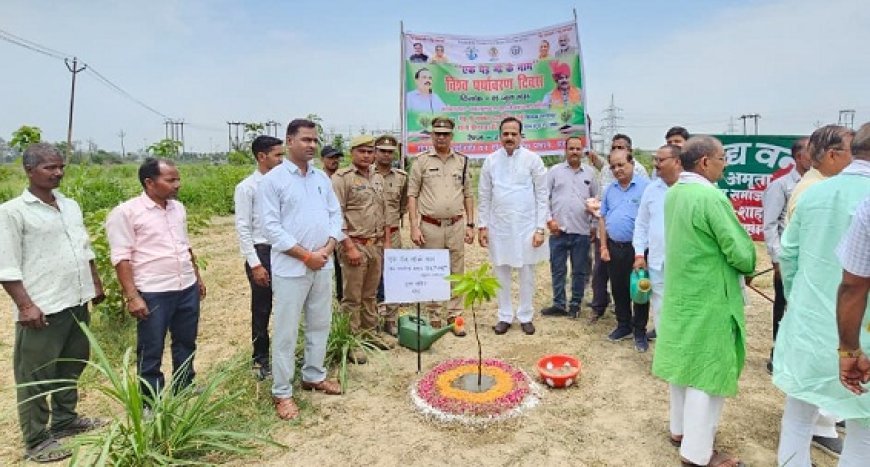 Hardoi: विश्व पर्यावरण दिवस पर विधायक माधवेन्द्र प्रताप सिंह ने किया वृक्षारोपण, दिया पर्यावरण संरक्षण का संदेश