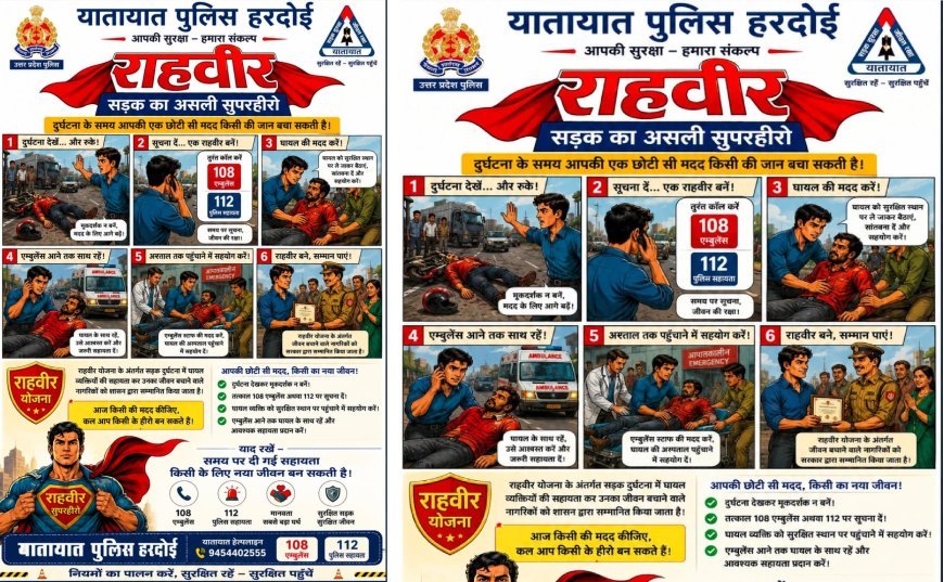 Hardoi : हरदोई में पुलिस भर्ती परीक्षा के केंद्रों की सूची जारी, यातायात पुलिस ने अभ्यर्थियों के लिए जारी किया क्यूआर कोड