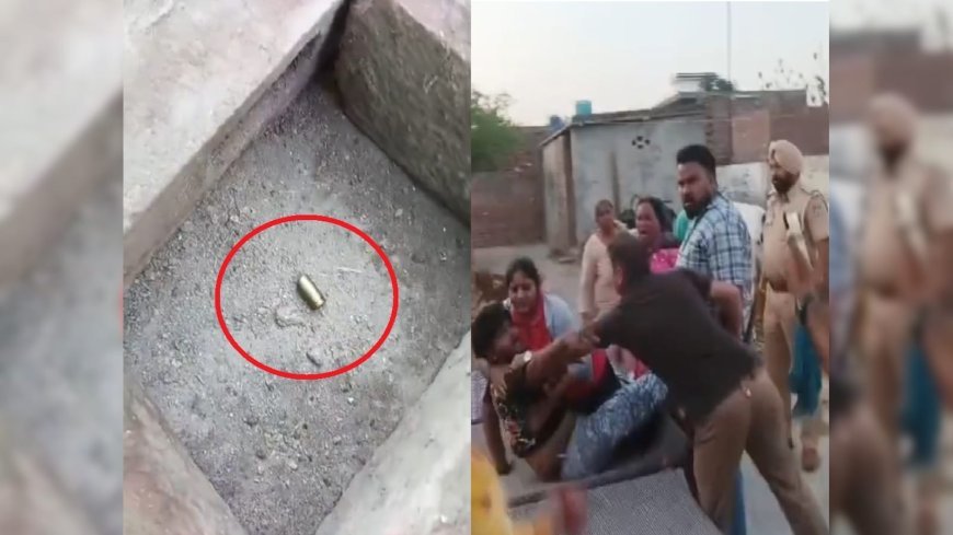कस्टडी से छुड़ाने के प्रयास में परिजनों और पुलिस के बीच हुई हिंसक झड़प, एसएचओ और गनमैन घायल, आरोपी की मौत के बाद मामला गरमाया।