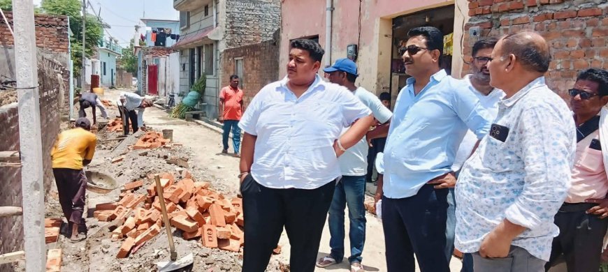 Bajpur : जिला पंचायत सदस्य ने निर्माणाधीन मुख्य सड़क का किया निरीक्षण, गुणवत्ता बनाए रखने के निर्देश