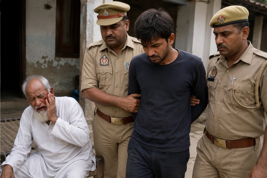 Saharanpur : बुजुर्ग पिता के साथ मारपीट करने वाला कलयुगी बेटा गिरफ्तार, पुलिस ने भेजा जेल