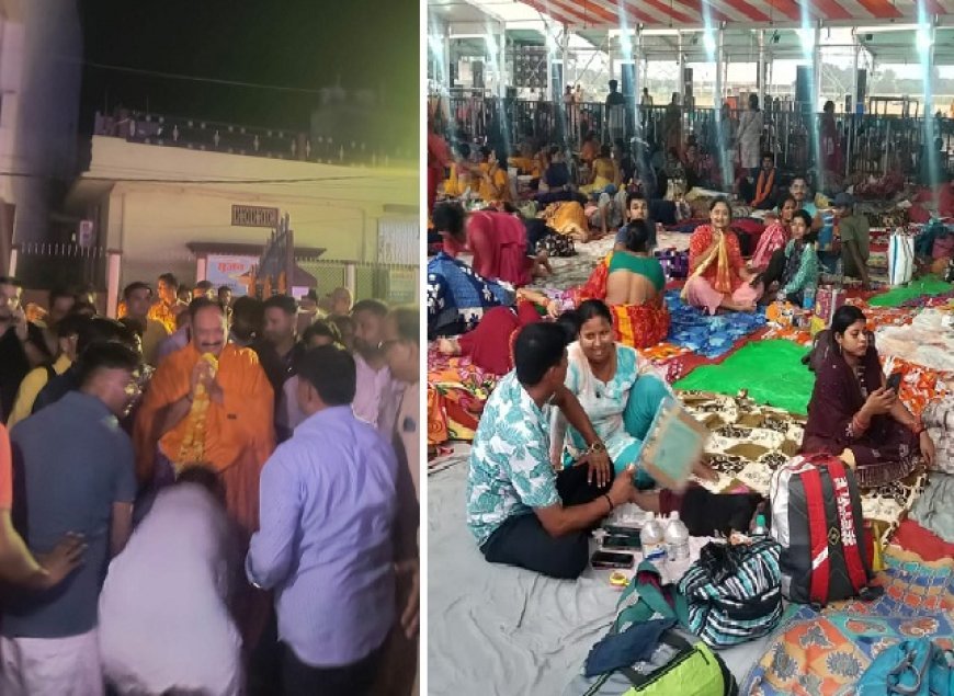 Ballia: शिव महापुराण की आज से बहेगी कथा सरिता, तैयार हुआ विशाल पंडाल, देर शाम पहुंचे कथावाचक प्रदीप मिश्रा