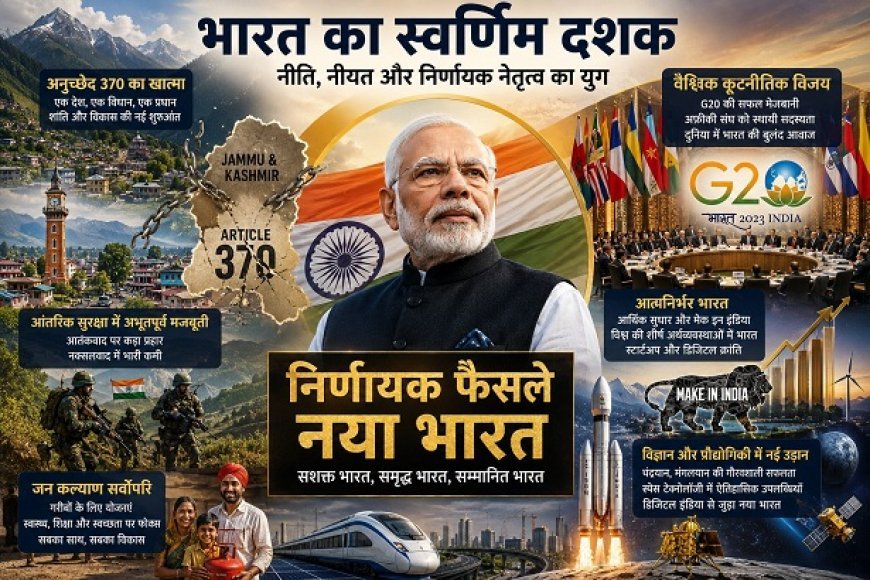 मोदीकाल में वैश्विक कूटनीतिक विजय से लेकर आत्मनिर्भरता के नए कीर्तिमान तक, आधुनिक इतिहास में भारत की उपलब्धियों का संपूर्ण सफरनामा
