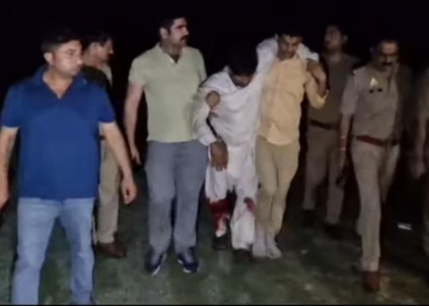 गोलियों की गूंज के बीच फतेहपुर पुलिस का एक्शन, एक गौकश गिरफ्तार, साथी फरार