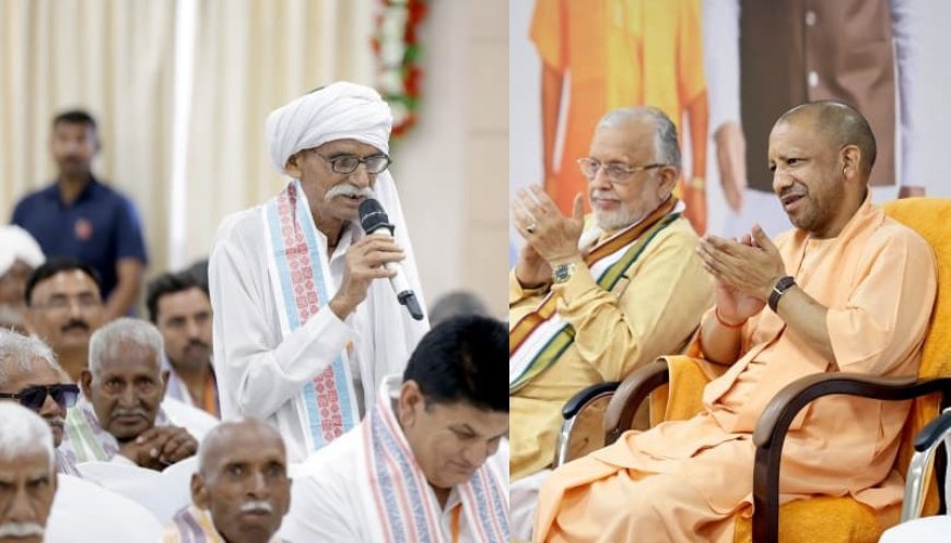 जेवर एयरपोर्ट की पहली उड़ान से राजधानी आए किसानों ने सीएम योगी से साझा किए अपने अनुभव