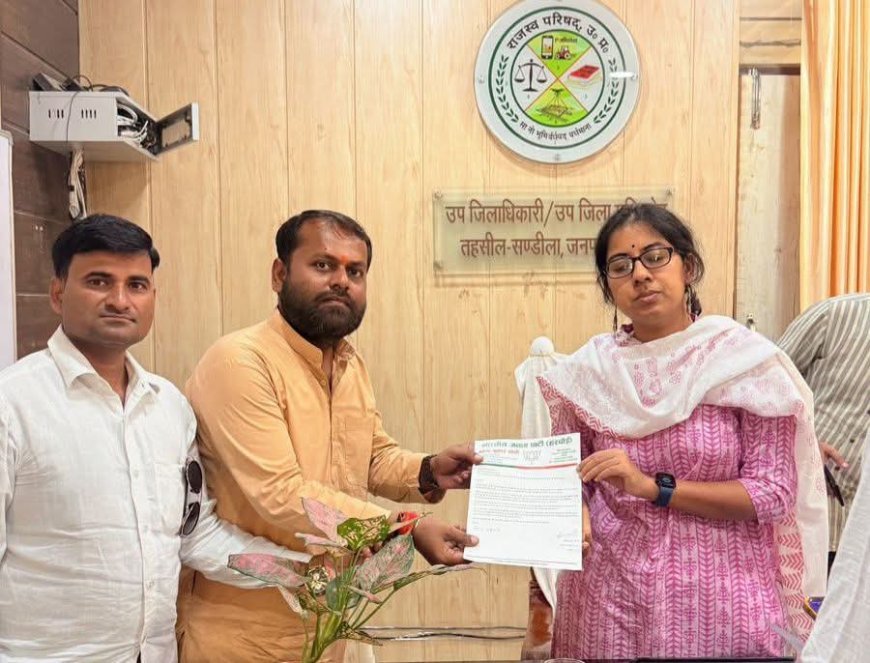 Hardoi : संडीला बाईपास का धीमा निर्माण बना मुसीबत, जलभराव और लंबे जाम से लोग परेशान