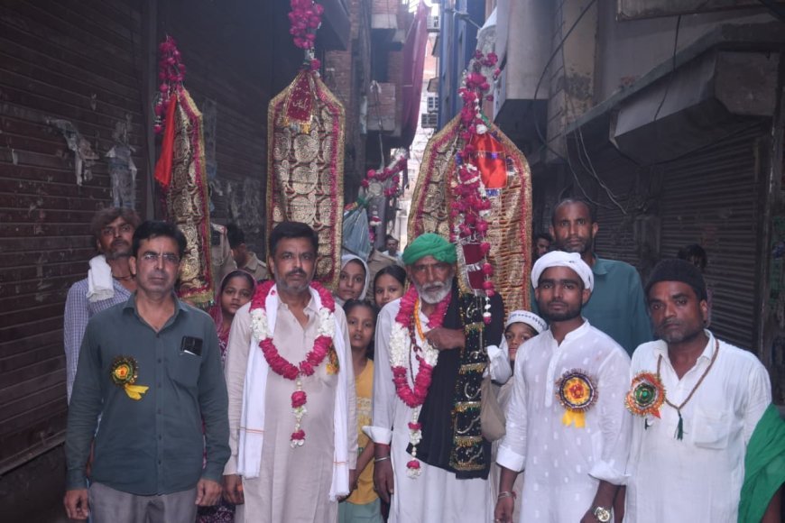 Kanpur : ब्रिटिश काल से निकल रहा बाबा बदर अली का ऐतिहासिक आलम जुलूस, आपसी भाईचारे के साथ संपन्न