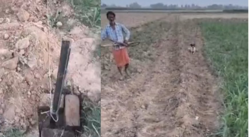 Hardoi : खेत की मेंड़ तोड़ने और खंभे उखाड़ने के मामले में चार के खिलाफ मुकदमा दर्ज