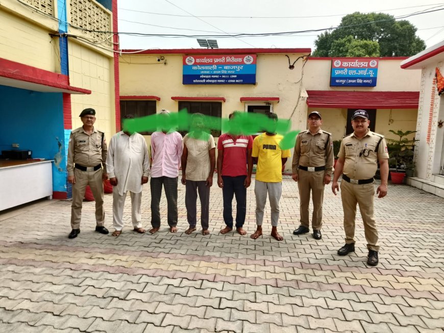 Bajpur : आपरेशन प्रहार के तहत बाजपुर पुलिस की बड़ी कार्रवाई, पांच वारंटी गिरफ्तार