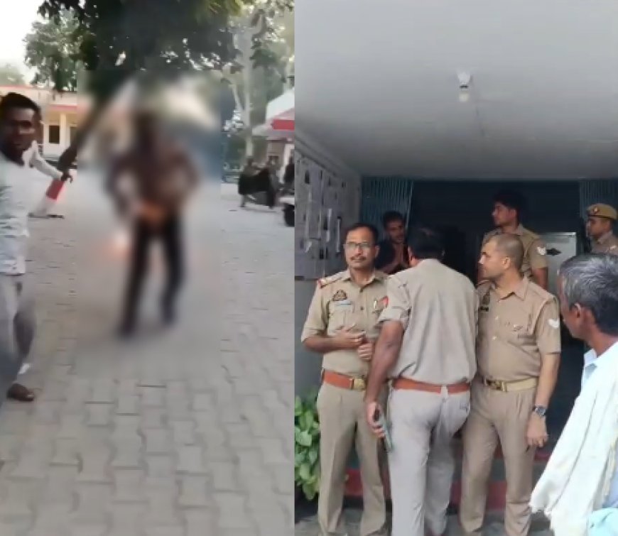 Sambhal : थाना परिसर में खुद को आग लगाने वाले ग्रामीण की दिल्ली एम्स में मौत, गांव बना पुलिस छावनी
