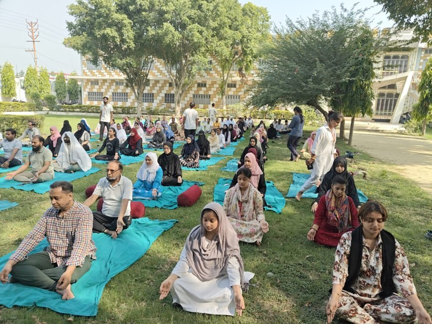 Deoband : जामिया तिब्बिया देवबंद में योग सप्ताह का आगाज, अंतर्राष्ट्रीय योग दिवस पर भव्य शिविर आयोजित