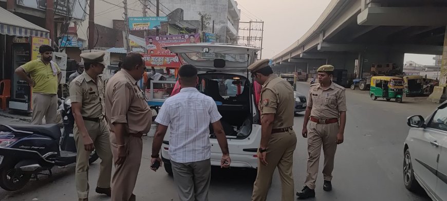 Deoband : पुलिस ने चलाया सघन वाहन चेकिंग अभियान, यातायात नियमों का उल्लंघन करने वालों के काटे चालान