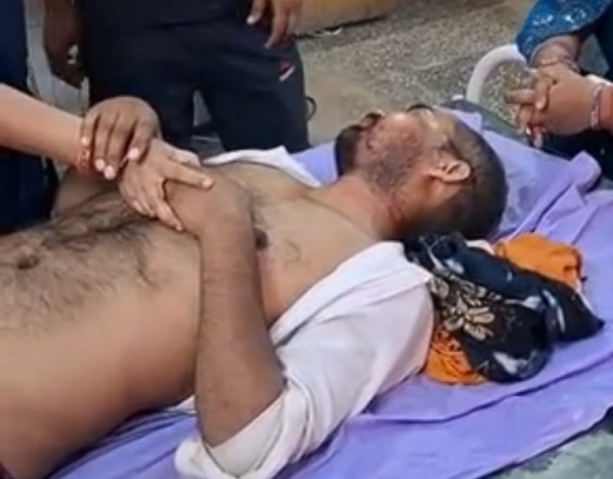 Hardoi : ट्रैक्टर-ट्राली का कुंडा टूटने से बड़ा हादसा, नीचे दबने से युवक की हालत बेहद नाजुक