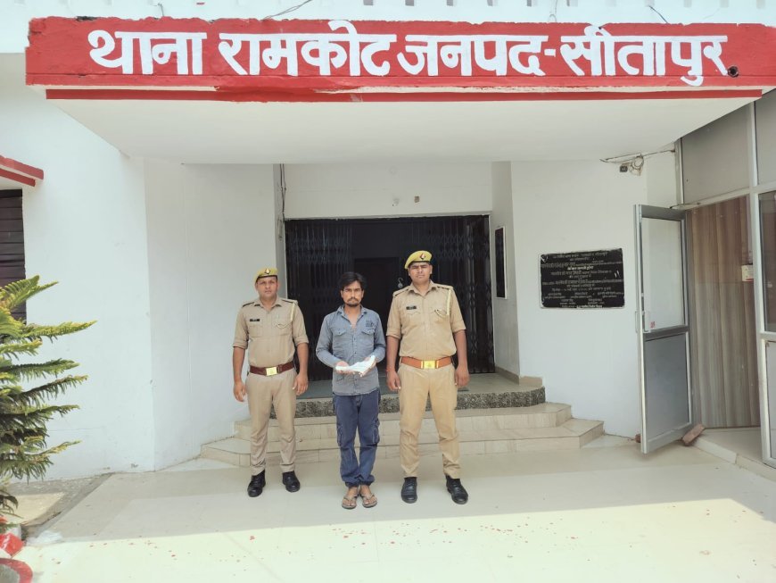 Sitapur : अवैध हथियार और कारतूस के साथ युवक गिरफ्तार, पुलिस ने मुकदमा दर्ज कर भेजा जेल