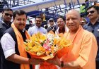 लखनऊ में भाजपा के राष्ट्रीय अध्यक्ष नितिन नबीन का भव्य स्वागत, मुख्यमंत्री योगी ने कराया मंत्रियों और कार्यकर्ताओं से परिचय