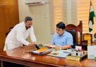 Uttarakhand News: गजरौला खेल मैदान के सुंदरीकरण को मिली मंजूरी, डीएम नितिन सिंह से मिले राजेश कुमार
