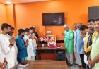 डॉ. श्यामा प्रसाद मुखर्जी की 125वीं जयंती पर भाजपा कार्यकर्ताओं ने अर्पित की श्रद्धांजलि ।