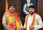 अनुसूचित जाति मोर्चा के जिला अध्यक्ष यशपाल राजहंस ने वरिष्ठ पुलिस अधीक्षक अजय गणपति से शिष्टाचार भेंट की 