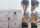 विश्व रिकॉर्ड में दर्ज हुई उपलब्धि, छात्र मनन गोयल  को मिला सम्मान
