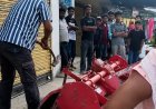 बाजपुर में दुकान पर अवैध कब्जे का प्रयास, किराएदार पर लगा रोटावेटर तोड़ने व धमकी देने का आरोप