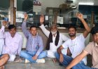 बाजपुर में पूर्व प्रभारी सचिव के निलंबन रद्द करने को लेकर चौथे दिन भी धरना जारी