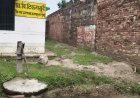 नवनिर्मित प्राथमिक विद्यालय के रास्ते में कीचड़ और गंदा पानी, पेयजल संकट से जूझ रहे बच्चे