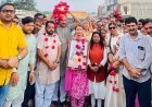 Hardoi: भाजपा का समरसता अभियान- गुरु रविदास की पावन माटी के साथ हरदोई में निकली शोभायात्रा