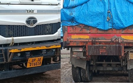 ओवरलोडिंग पर एआरटीओ की कार्रवाई, डंपर सीज, 1.32 लाख जुर्माना 