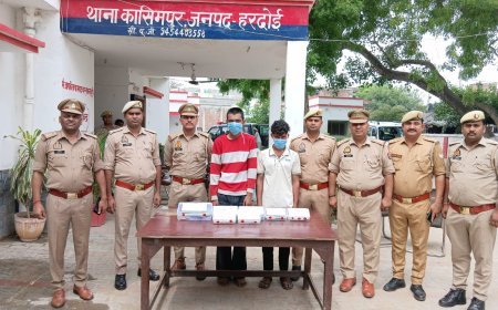 25-25 हजार के दो इनामी लुटेरे गिरफ्तार, लूटे गए सोने-चांदी के जेवर और अवैध तमंचे बरामद