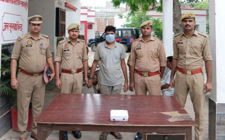 मोबाइल टावर बैटरी चोरी का आरोपी गिरफ्तार, चोरी के पैसों में से 10 हजार रुपये बरामद